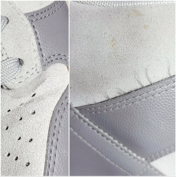 Nike Sky Hi Dunks Grey Suede Leather Women's Shoes Sz 6.5 - Picture 6 of 8